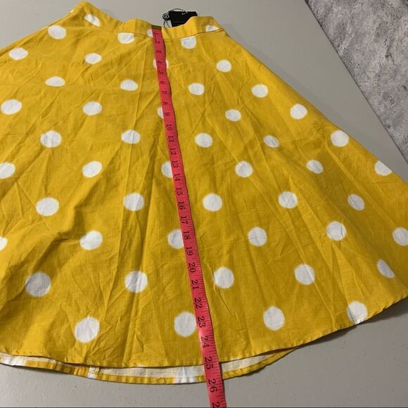 𝅺🆕 Modcloth x Collectif Polka Dot Swing A-line Skirt - Picture 9 of 9
